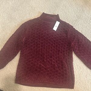 BRAND NEW! White House Black Market Burgundy Women's Sweater